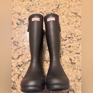 Hunter Kids Black Rain Boots